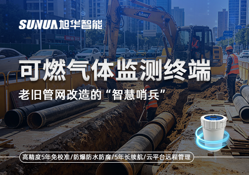 老旧管网改造的“智慧哨兵”：可燃气体监测终端如何重塑地下安全防线